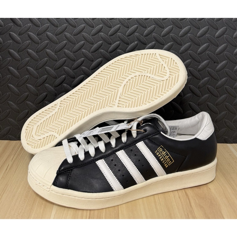 adidas Superstar Vintage Made In Germany 1/1969 Pairs Black JI3139 Mens Sz 10.5